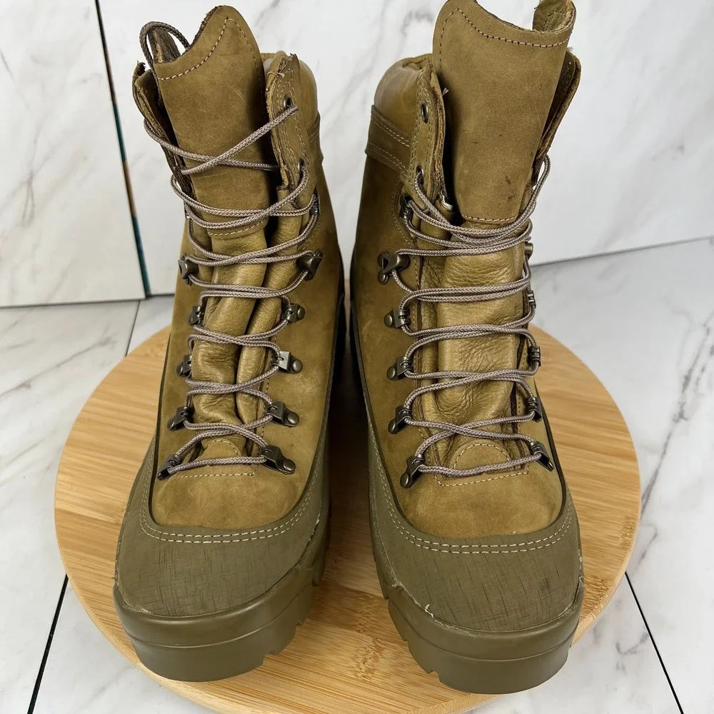 Belleville 950 Mountain Combat Boots Mens Size 8.5 R Olive Green Hiking Boots